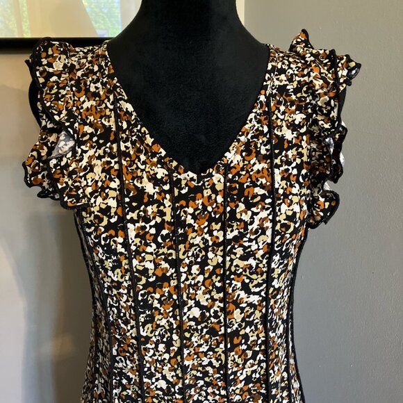 C established 1946 knee length floral‎ grunge 90s sleeveless dress size small - Picture 2 of 8
